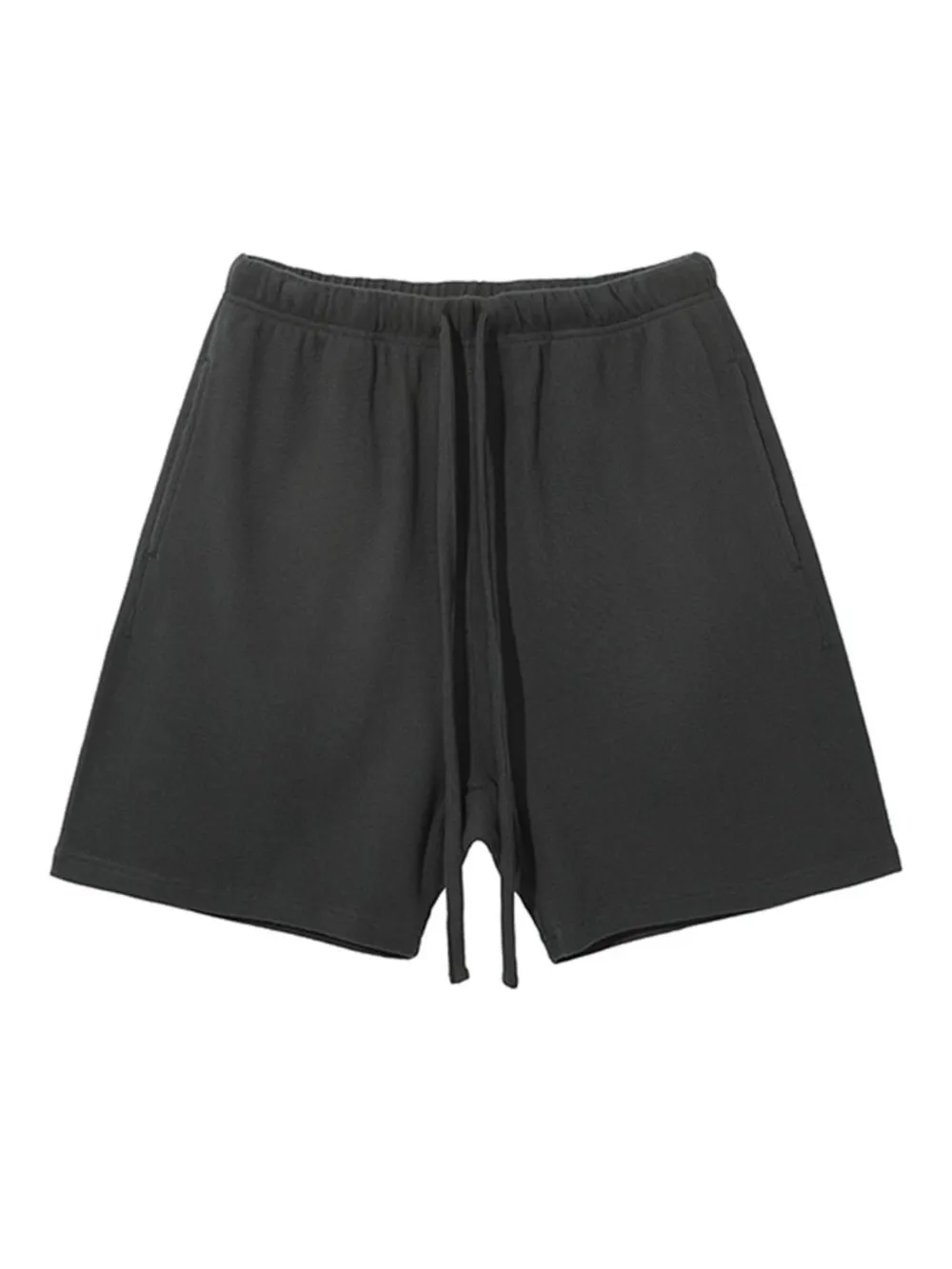 Men's Drawstring Waffle Shorts with Pockets, image 12