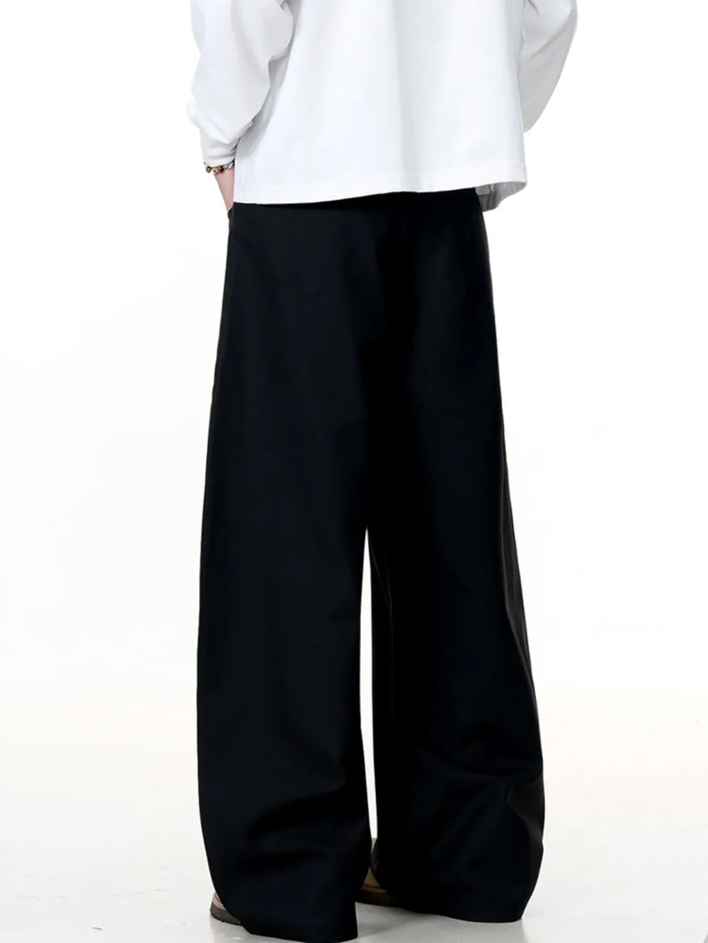 Men's Wide Leg Relaxed Fit Casual Pants, image 10