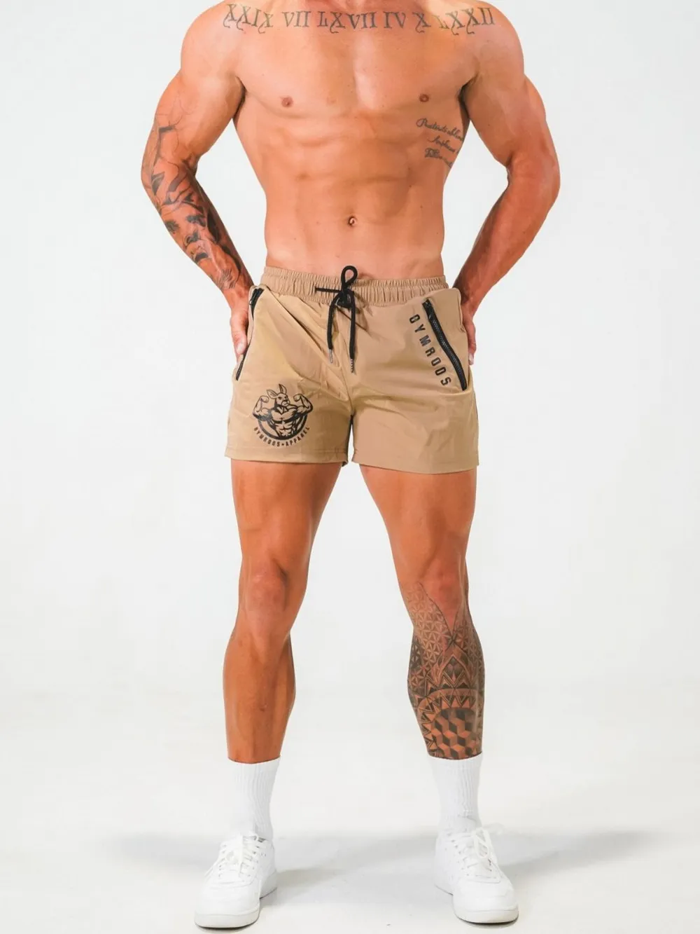 Men's Plus Size Drawstring Waist Shorts, image 7