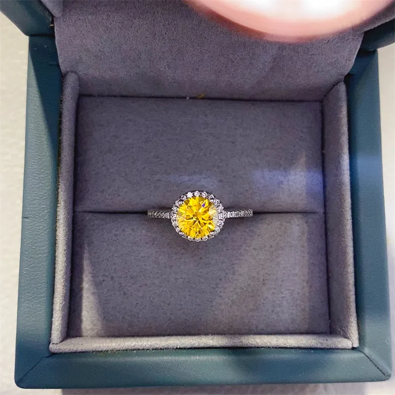 1 Carat Moissanite 925 Sterling Silver Ring, image 3