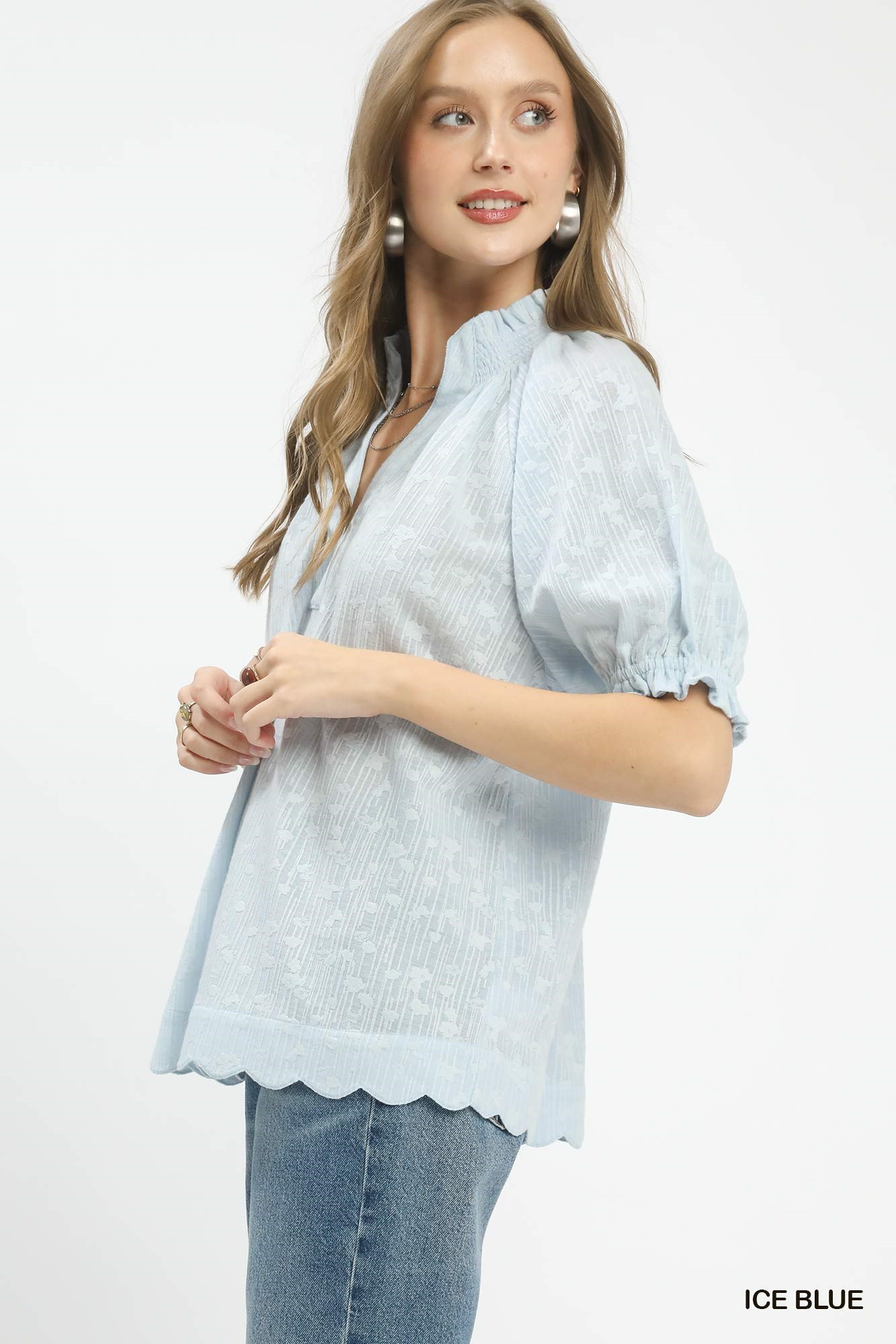 Textured Pintuck Blouse, image 5