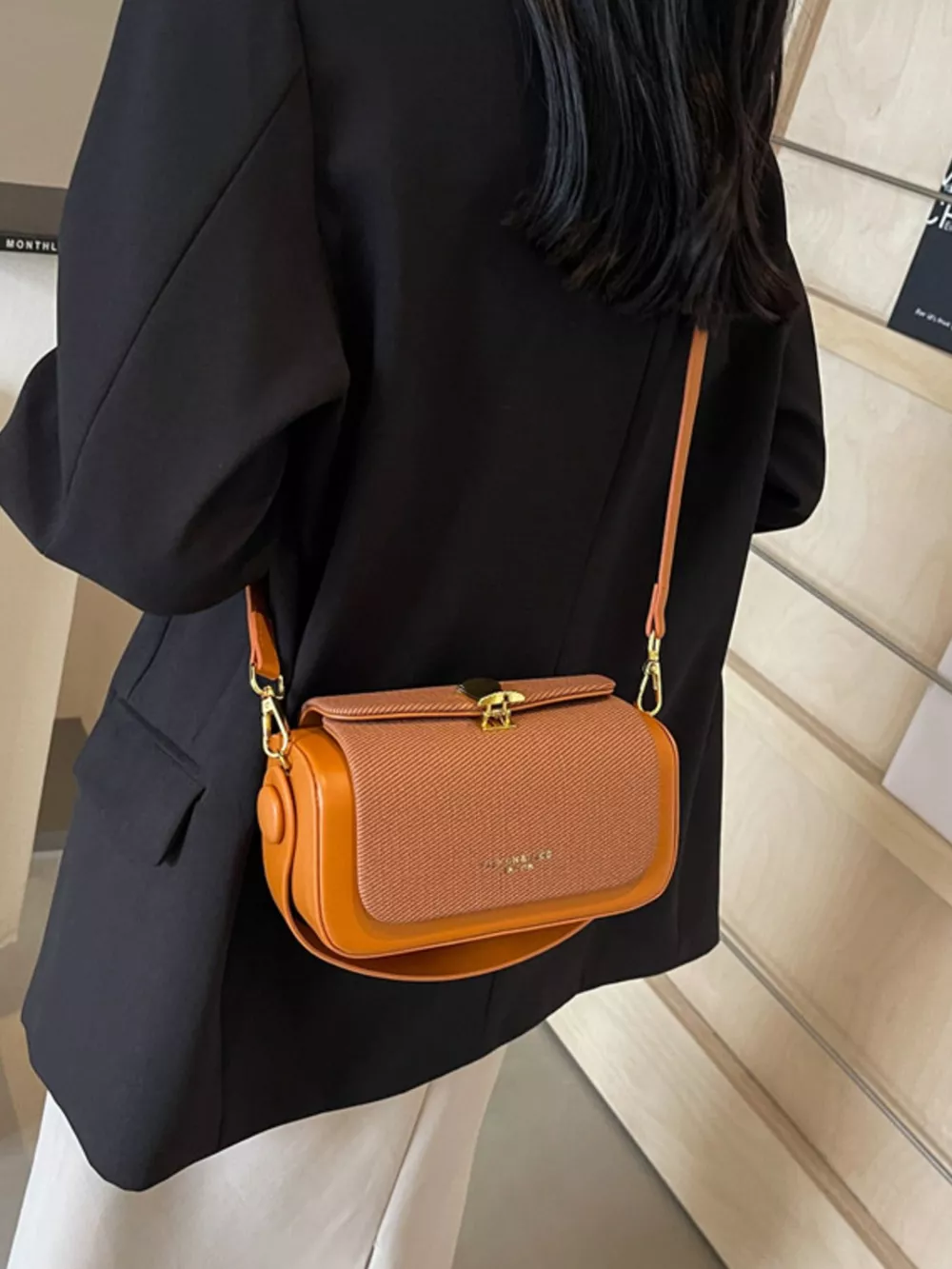 Adjustable Strap Crossbody Bag, image 4