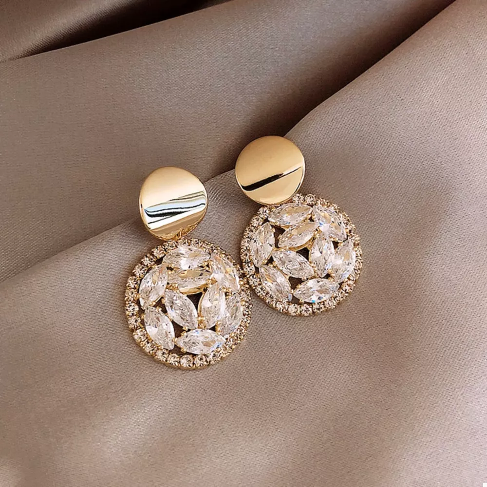 18K Gold-Plated Dangle Earrings, image 5