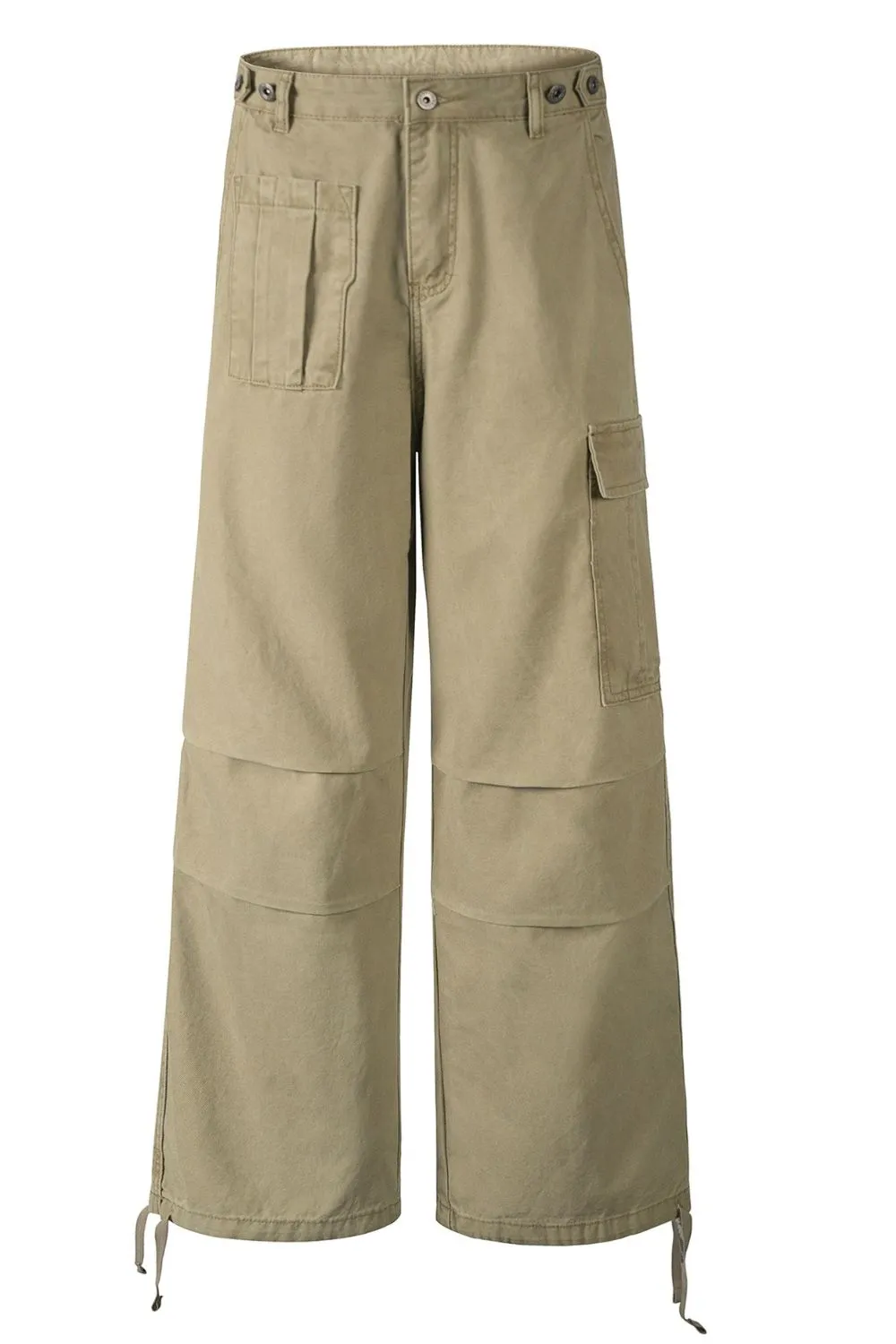 Men's Wide Leg Cargo Pants, image 2