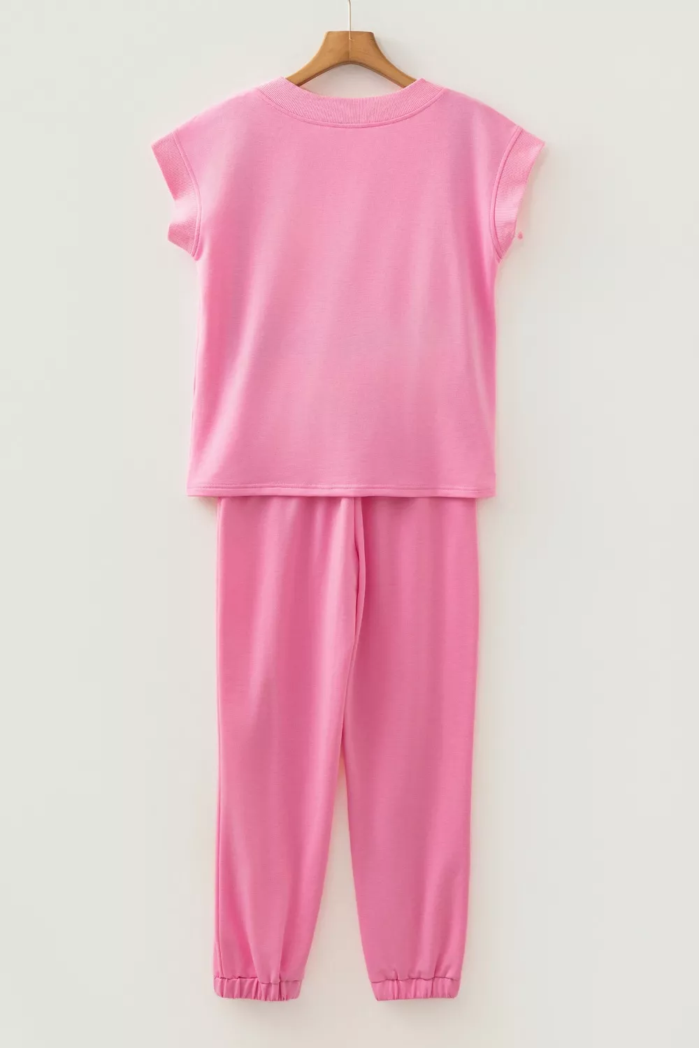 Short Sleeve Top and Drawstring Pants Set, image 5