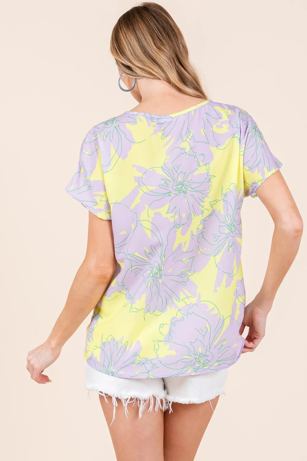 Floral Short Sleeve T-Shirt, image 2