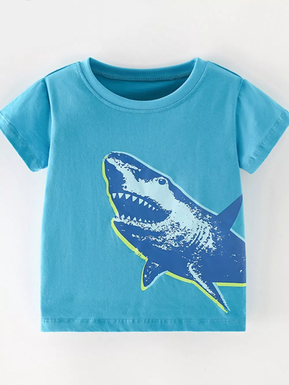Children's Cool Shark Graphic Short Sleeve T-Shirt, image 2