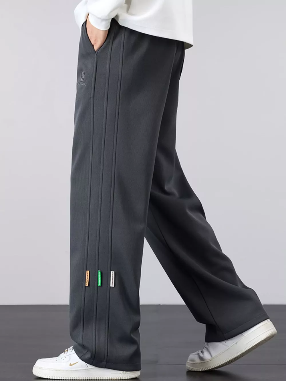 Men's Plus Size Casual Loose Fit Pants, image 4