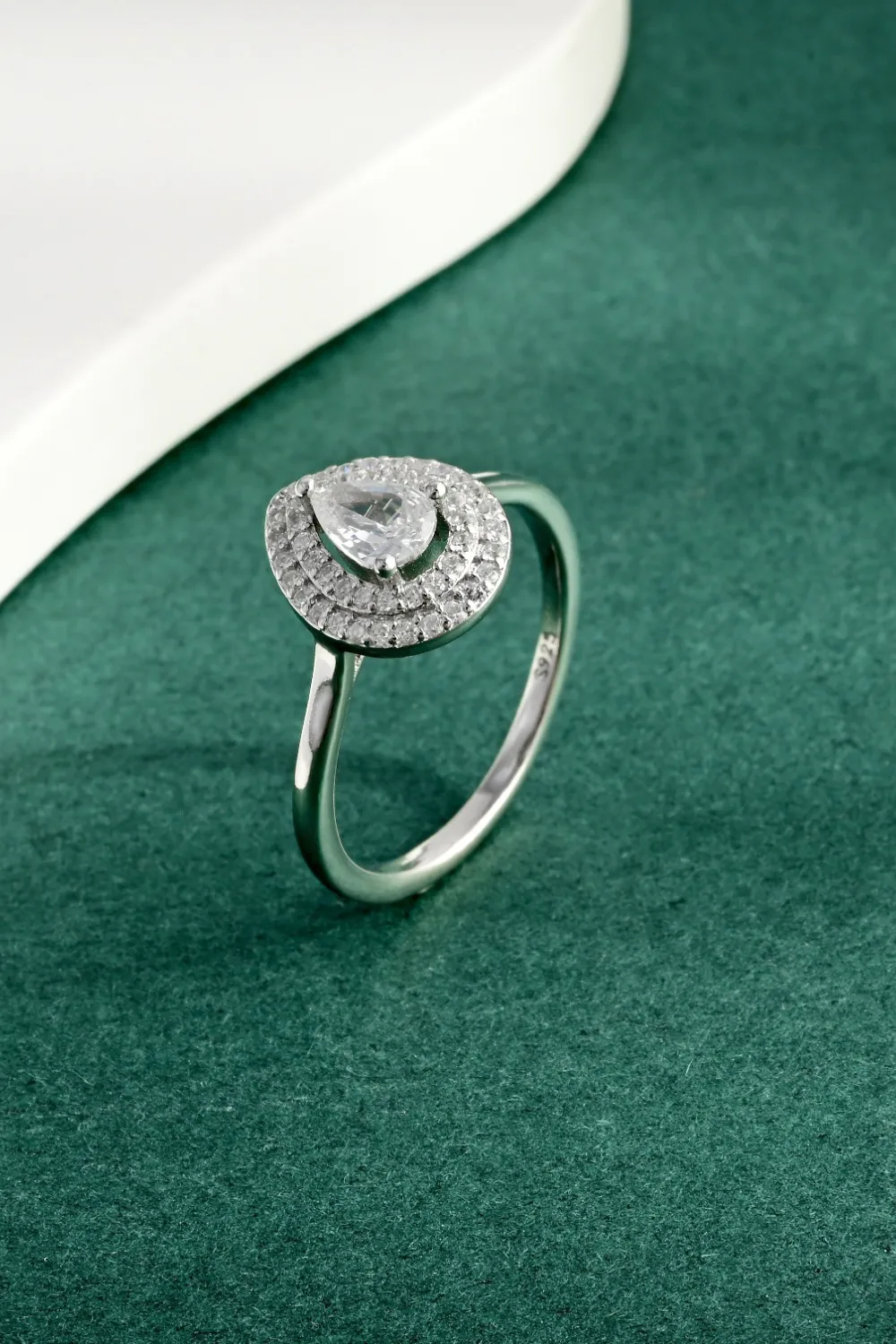 925 Sterling Silver Inland Zircon Ring, image 2