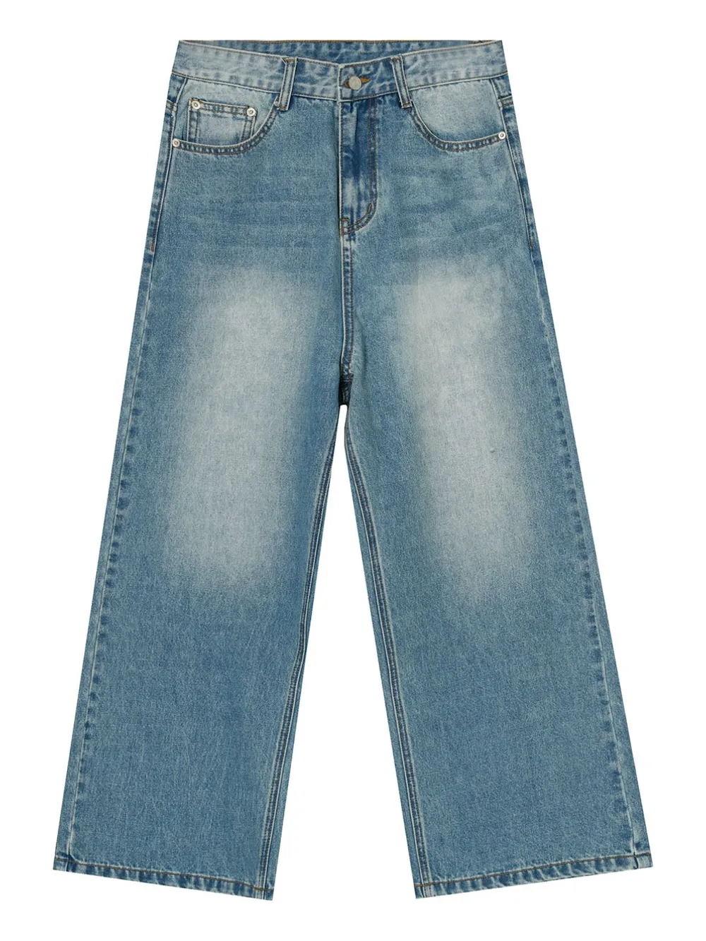 Wide Leg Jeans with Pockets, image 5