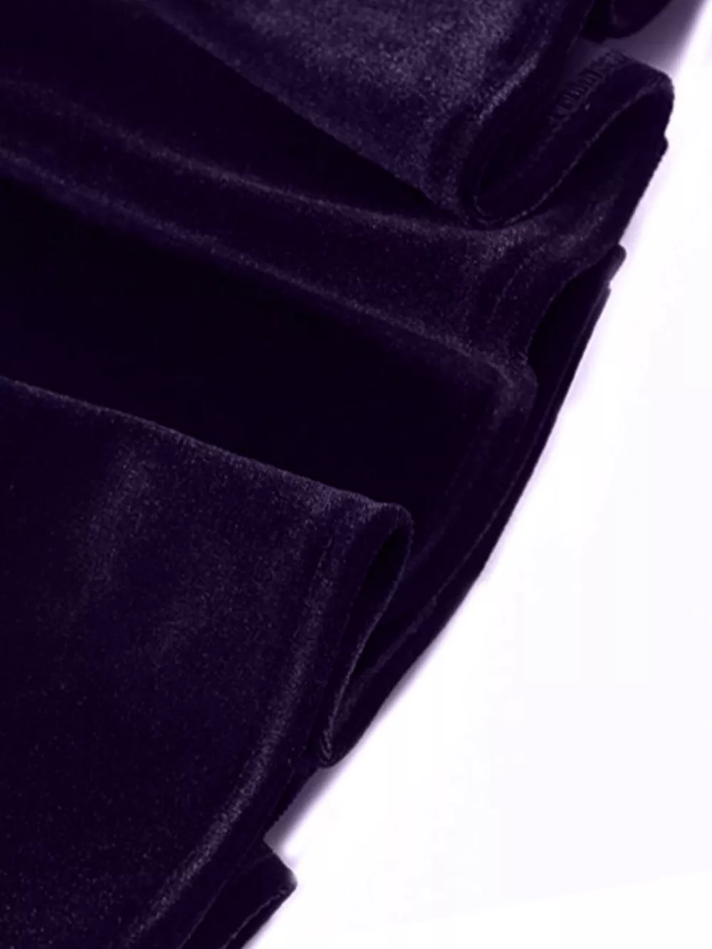 Velvet Ruched Long Sleeve T-Shirt, image 6