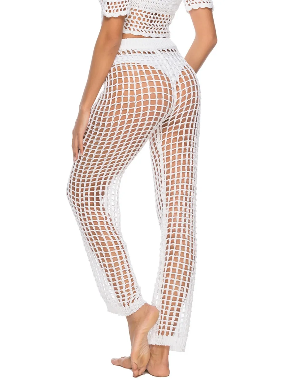 Cutout High Waist Swim Pants, image 9