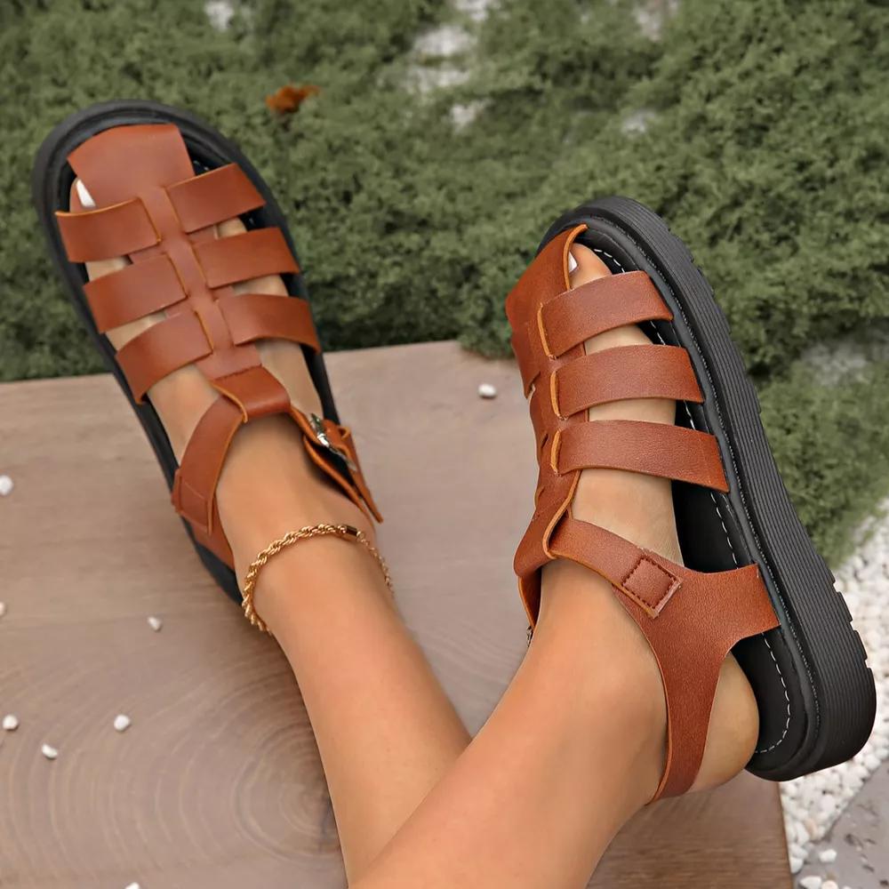 Round Toe Platform Sandals, image 8