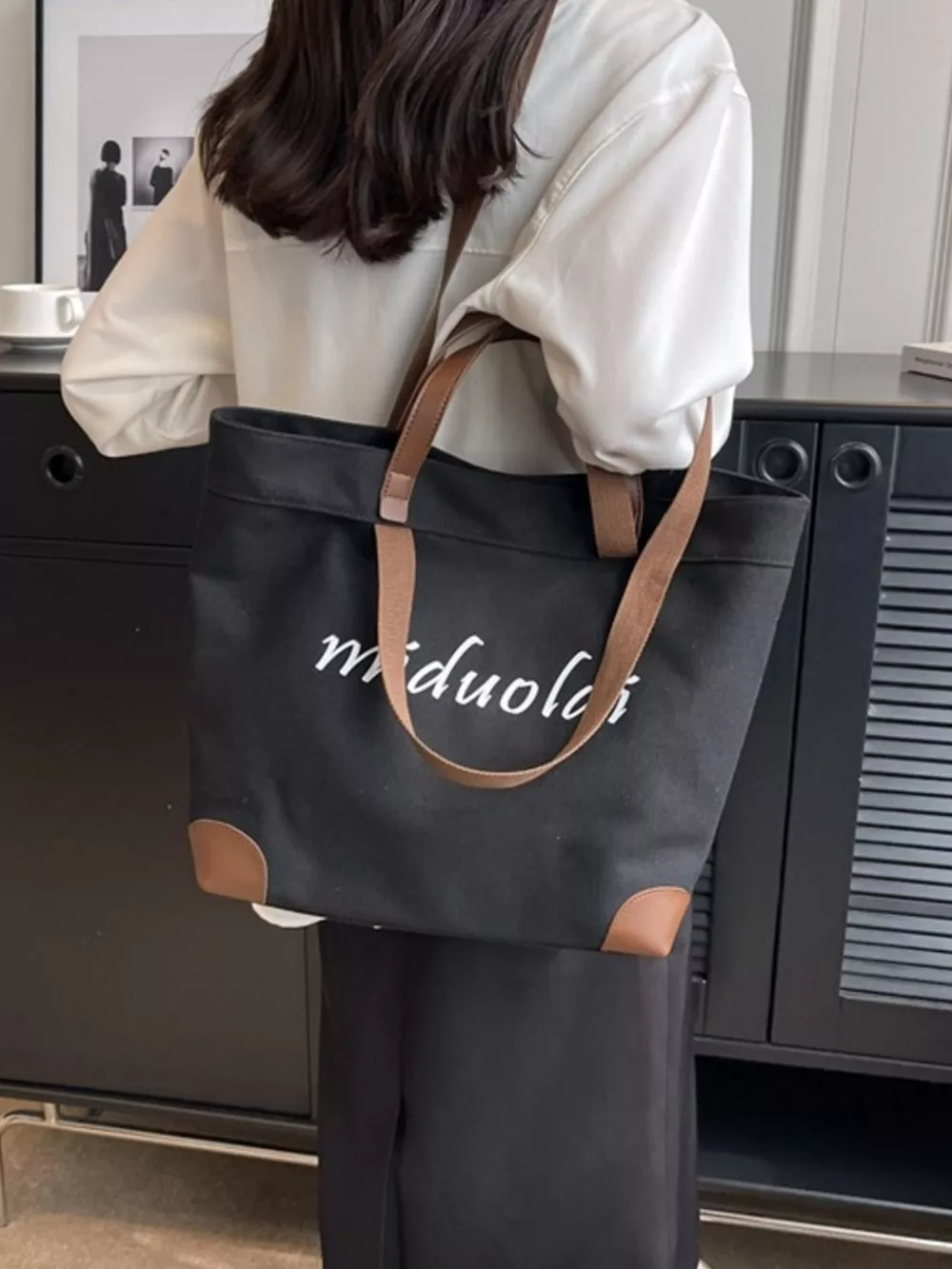Casual Canvas Handbag, image 6