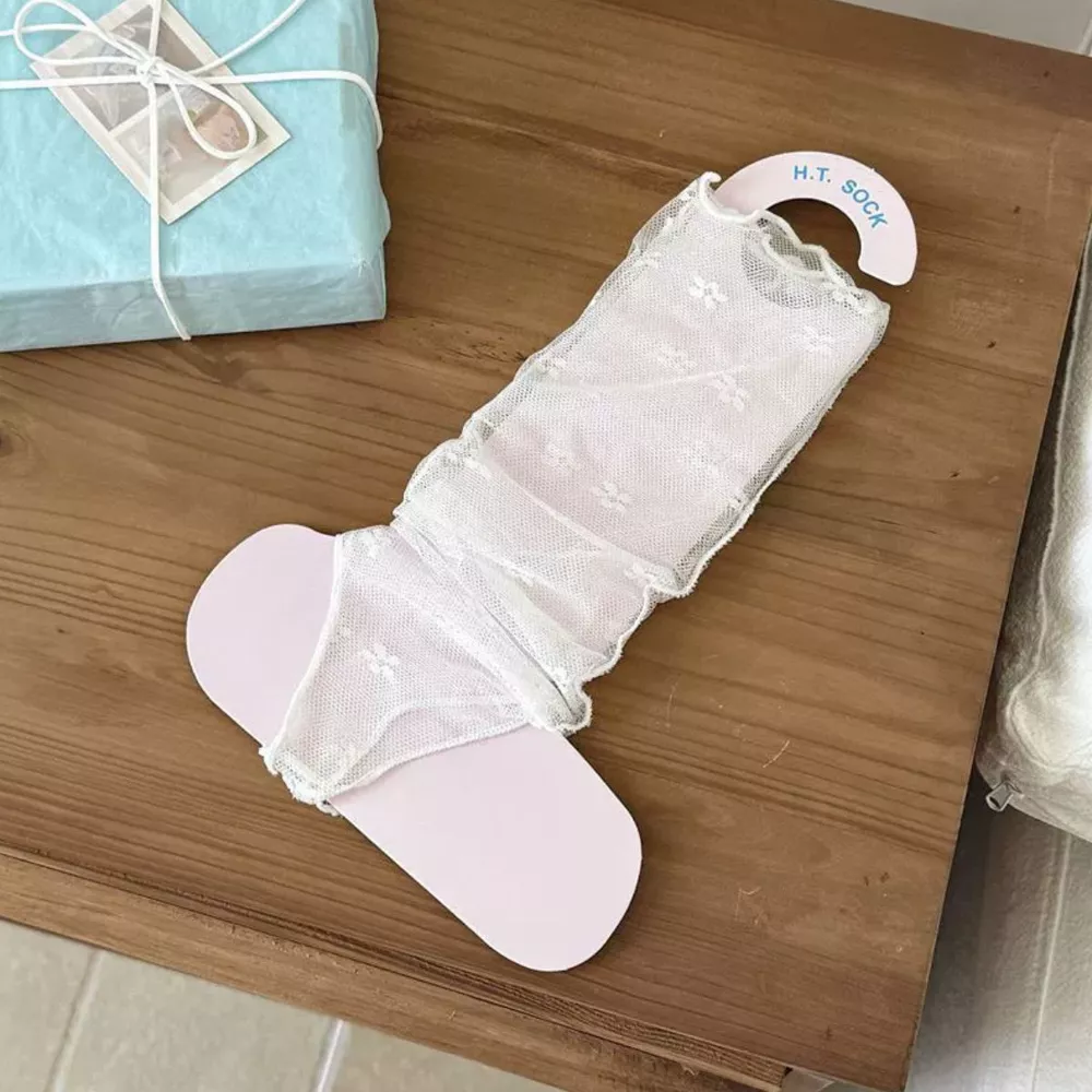 Lace Stirrup Socks, image 4