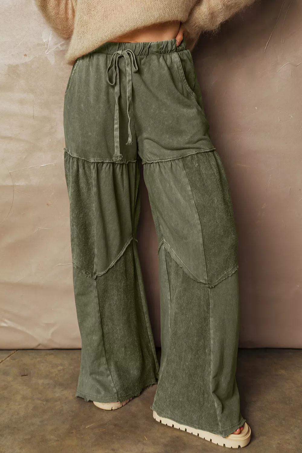 Tiered Wide Leg Pants, image 6