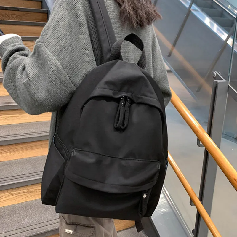 Zip Cotton Backpack Bag, image 11