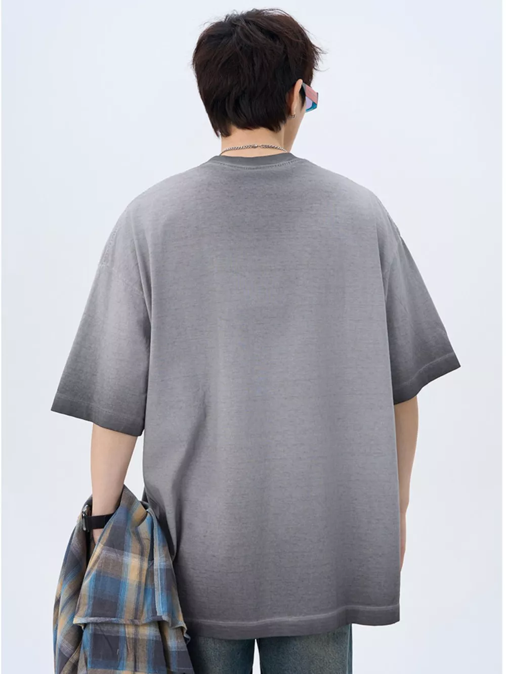 Men's Plus Size Round Neck Short Sleeve T-Shirt, image 3
