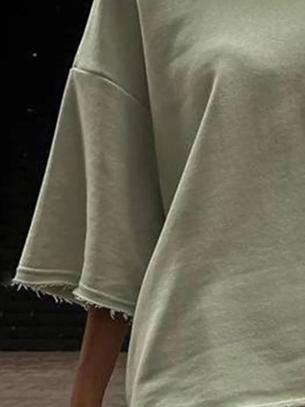Pocketed Round Neck Half Sleeve Top and Shorts Set, image 4