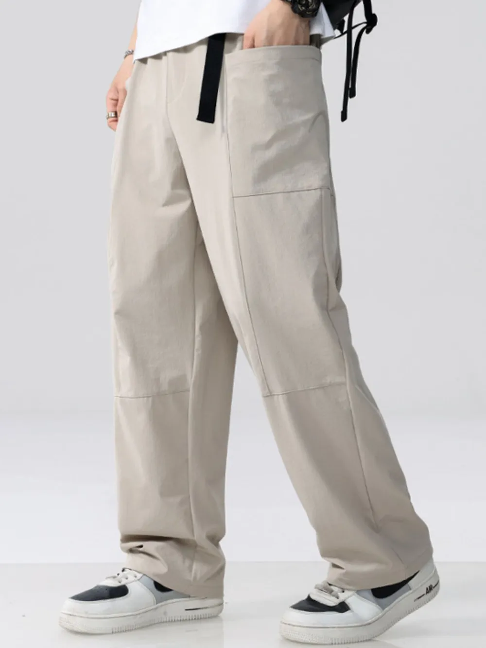 Men's Plus Size Wide Leg Pants, image 4