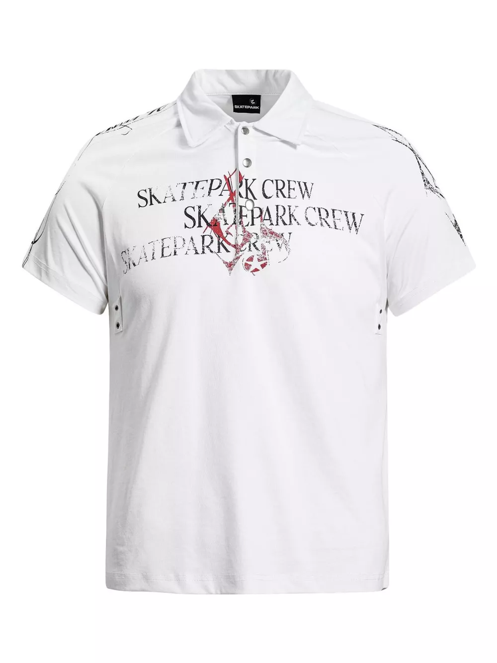 Men's Letter Short Sleeve Polo