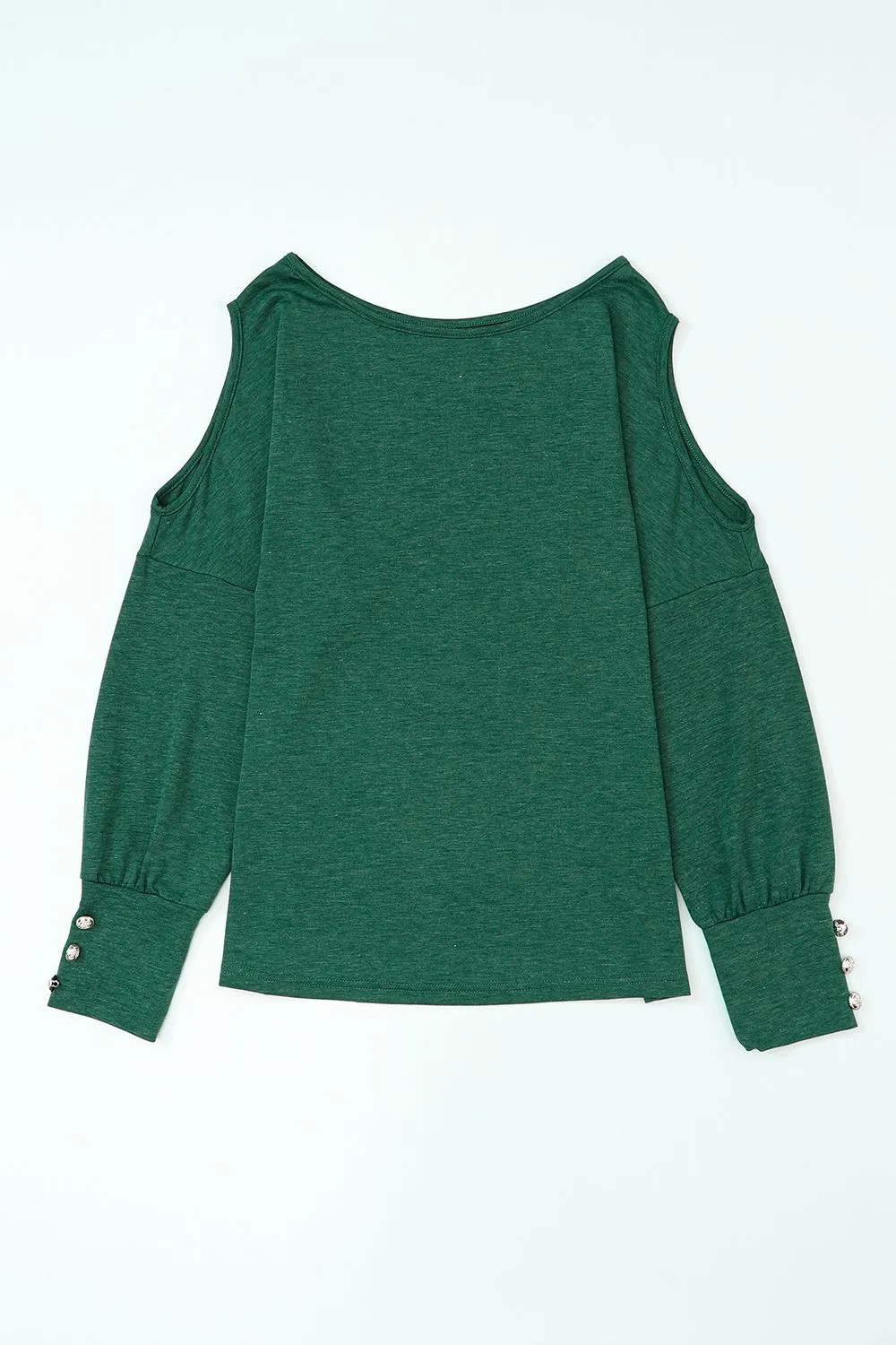 Cutout Round Neck Long Sleeve Top, image 8