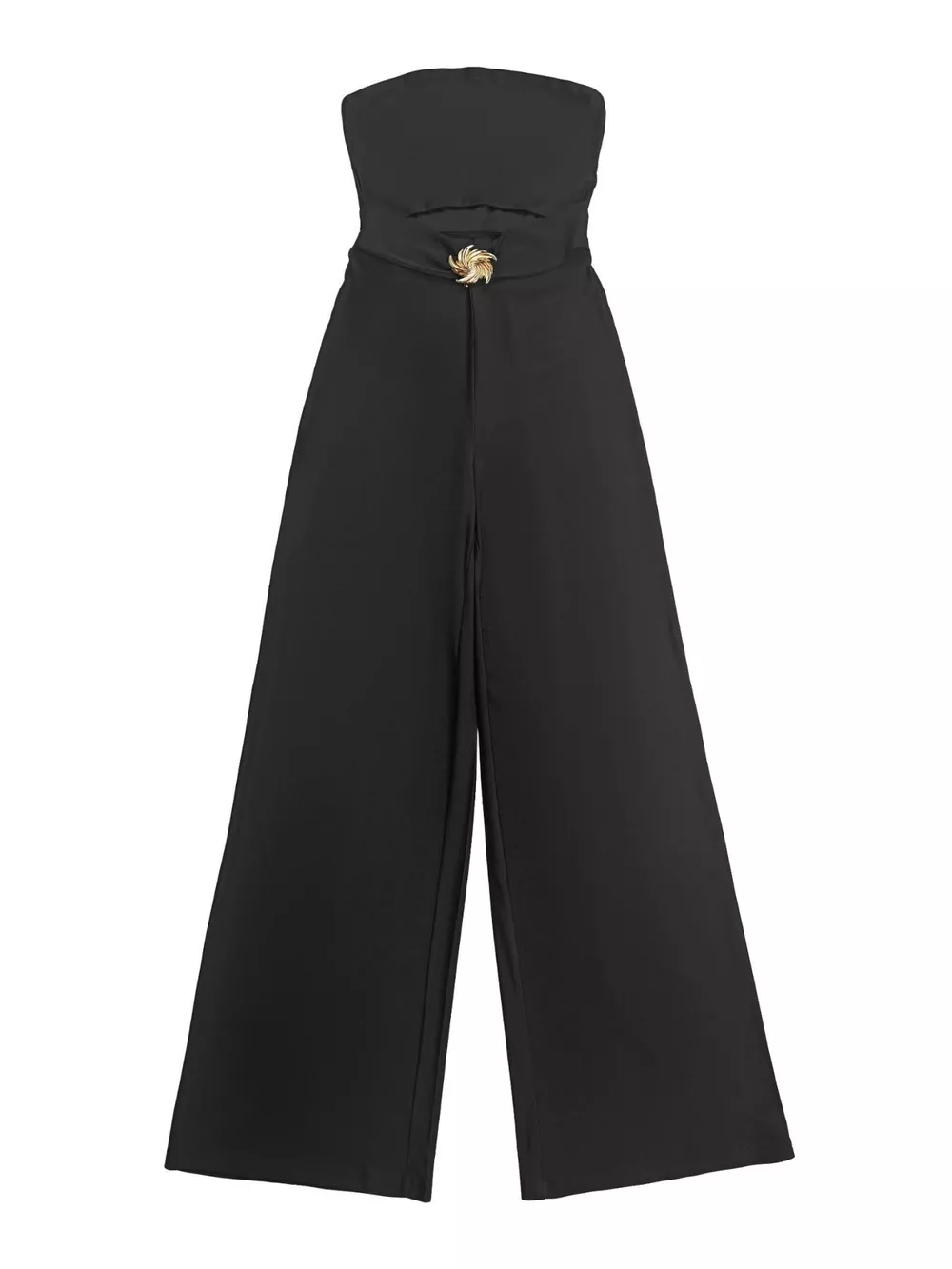 Strapless Cut-out Wide-Leg Jumpsuit, image 7