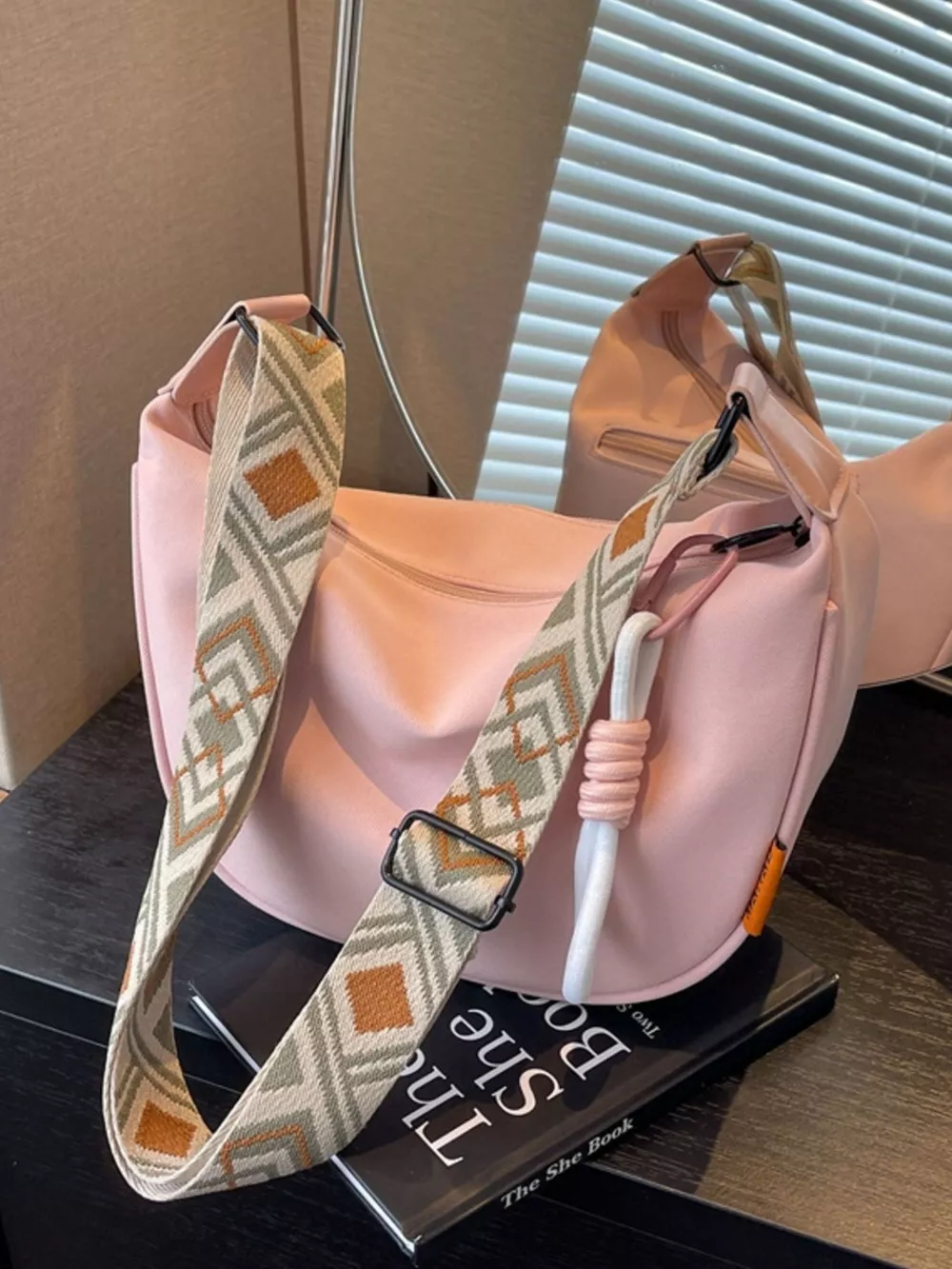 Geometric Strap Crossbody Bag, image 2