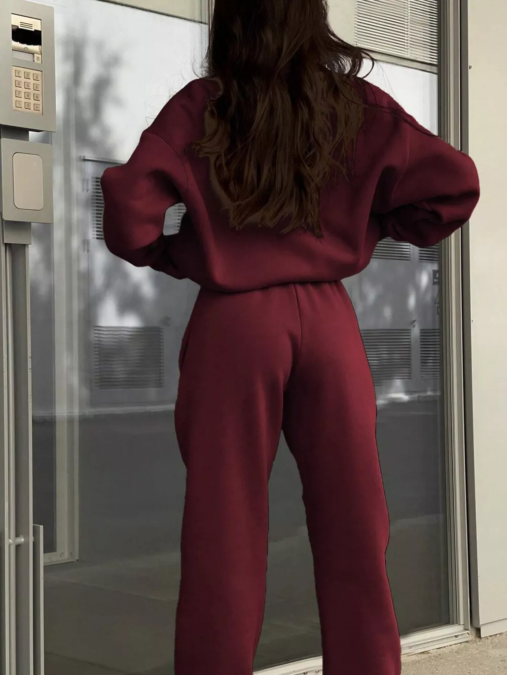 Half Zip Sweatshirt and Pants Set, image 14