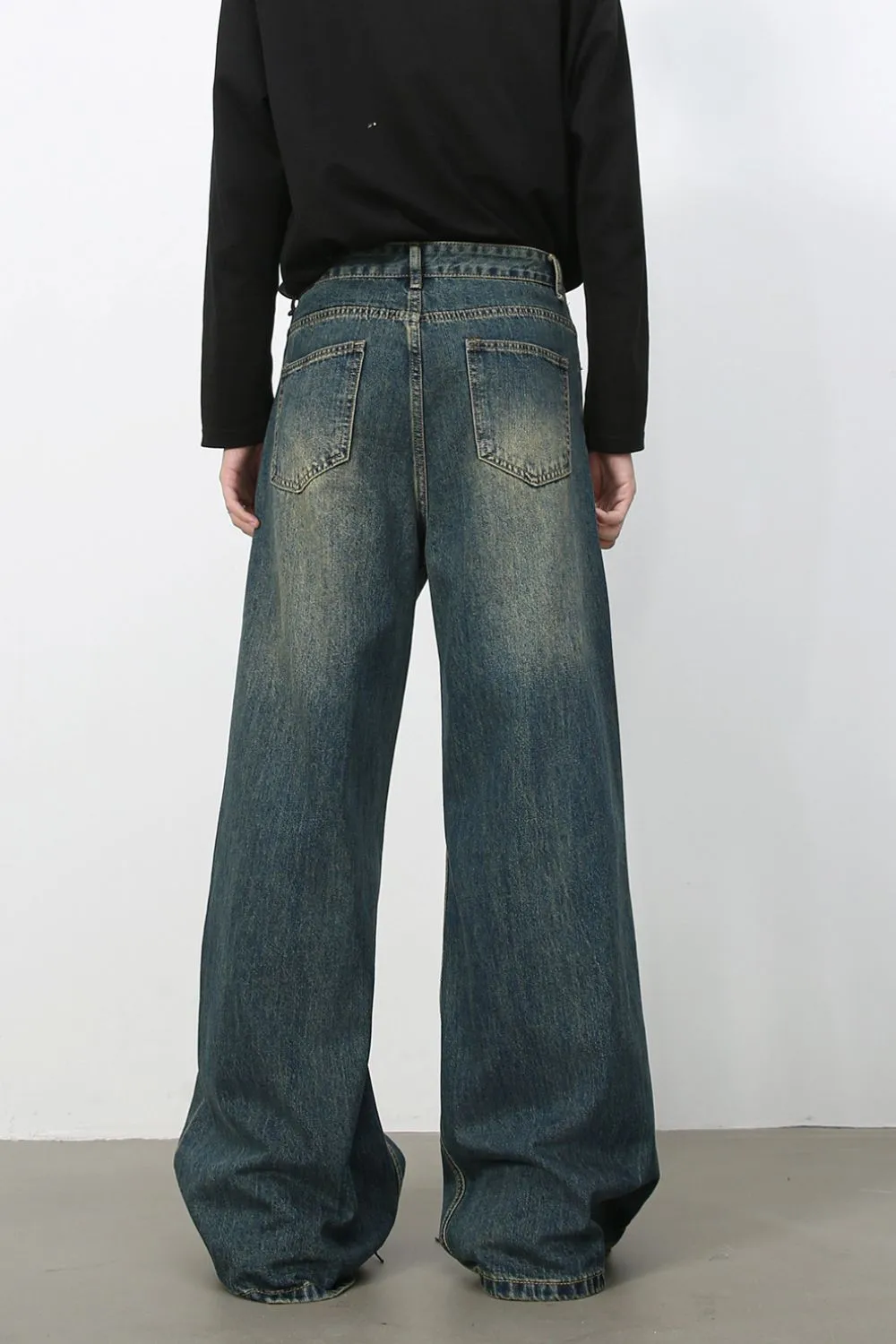 Men's Wide Leg Jeans, image 3
