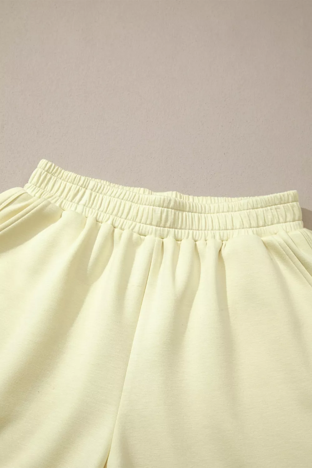 Relaxed Fit Mock Neck Top & Shorts Set, image 6