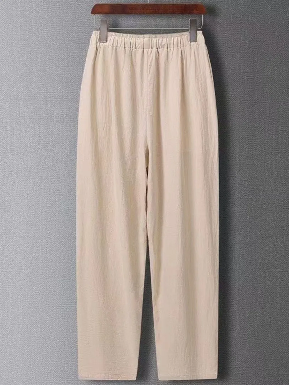 Men's Plus Size Drawstring Wide Leg Pants