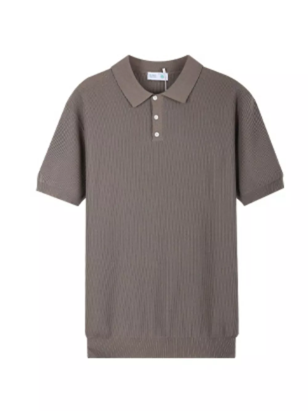 Men's Plus Size Button Detail Short Sleeve Polo, image 10