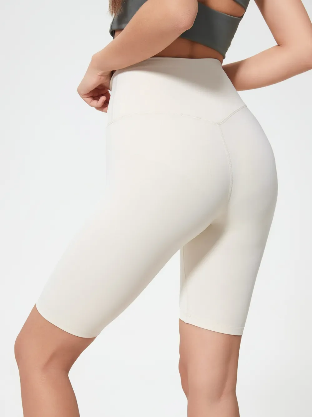 High Rise Wide Waistband Active Shorts, image 23