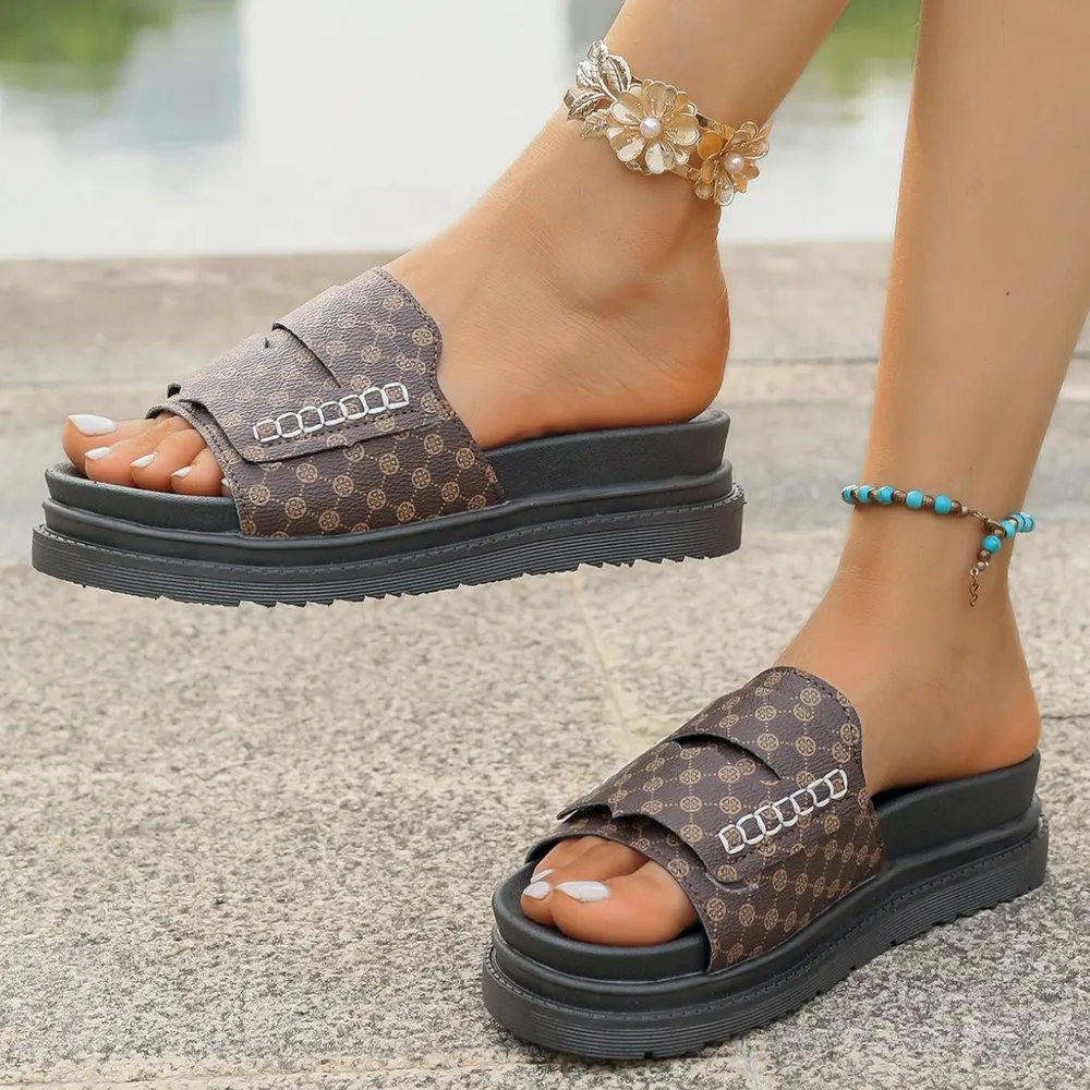 Open Toe Platform Sandals, image 5