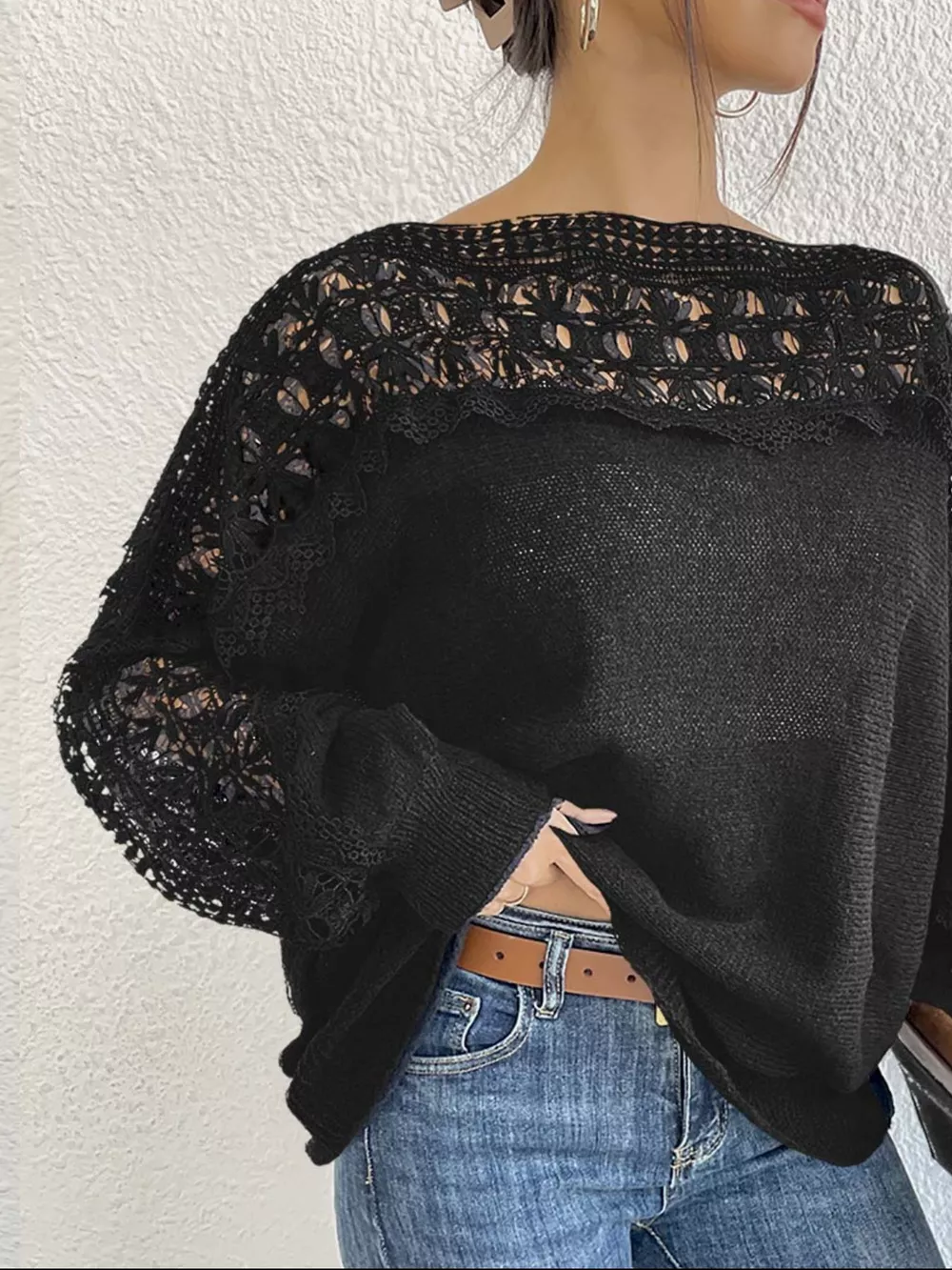 Crochet Long Sleeve Sweater, image 2
