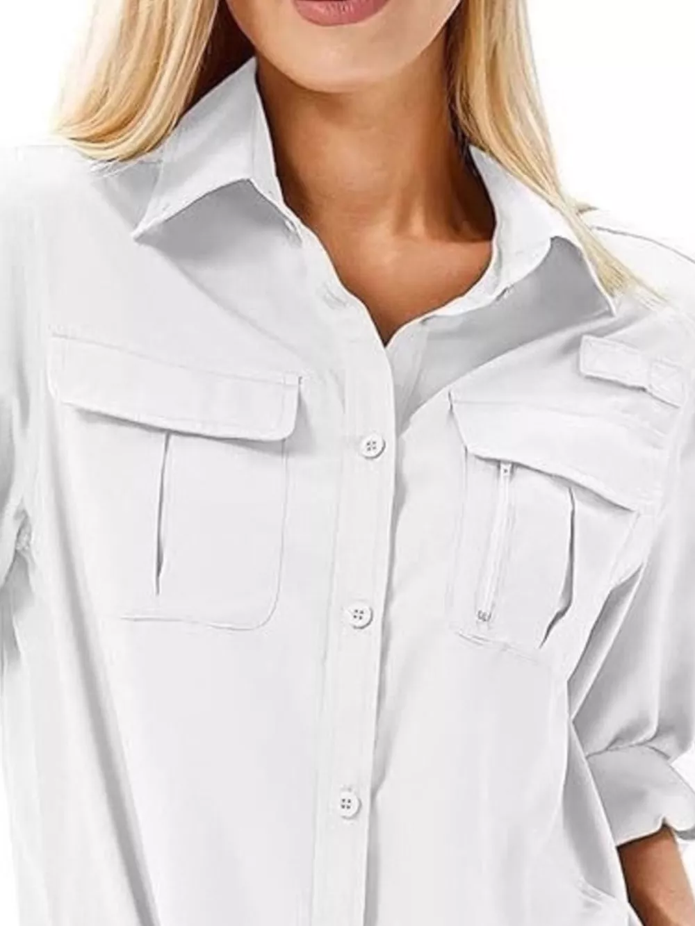 Full Size Roll-Up Sleeve Button Up Shirt Plus Size, image 24