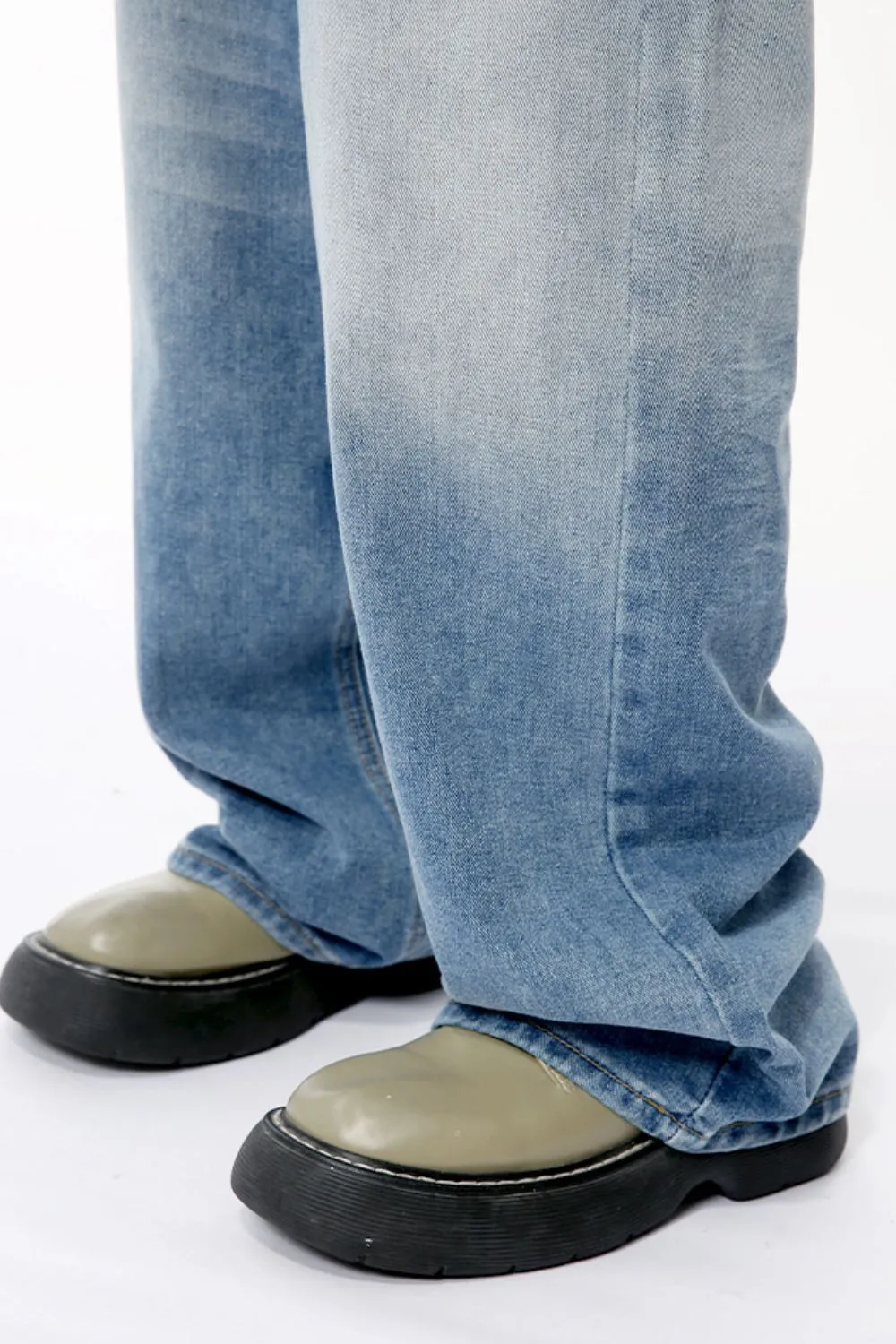 Wide Leg Jeans with Pockets, image 5