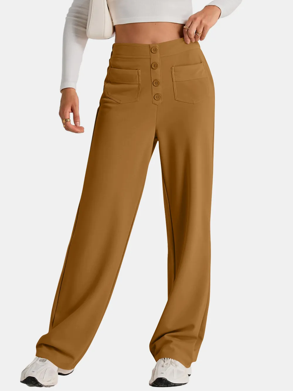 High Waist Wide Leg Pants, image 18