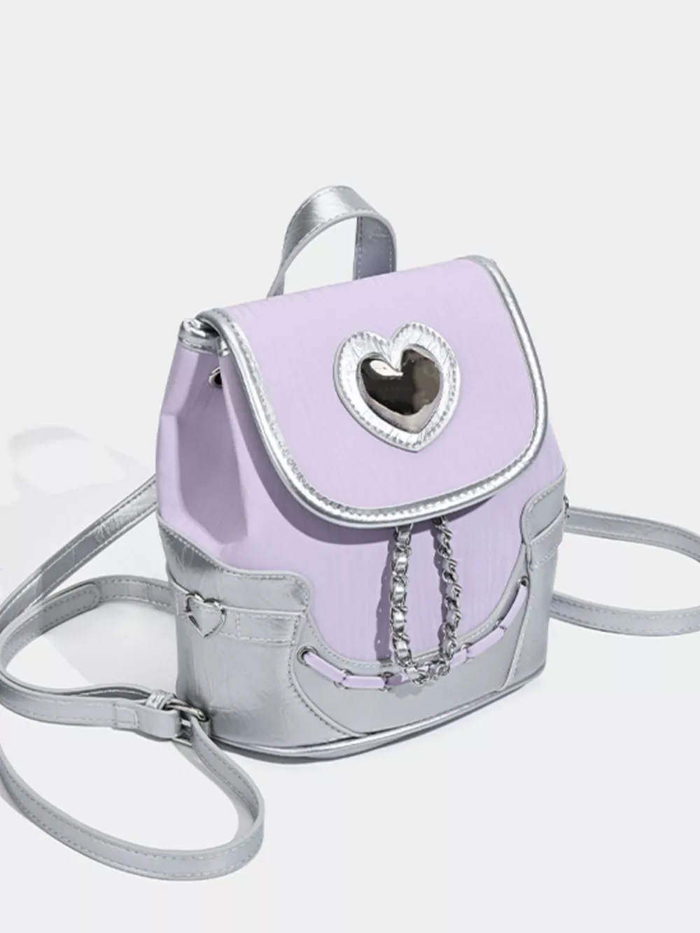Heart Flap Backpack Bag, image 5