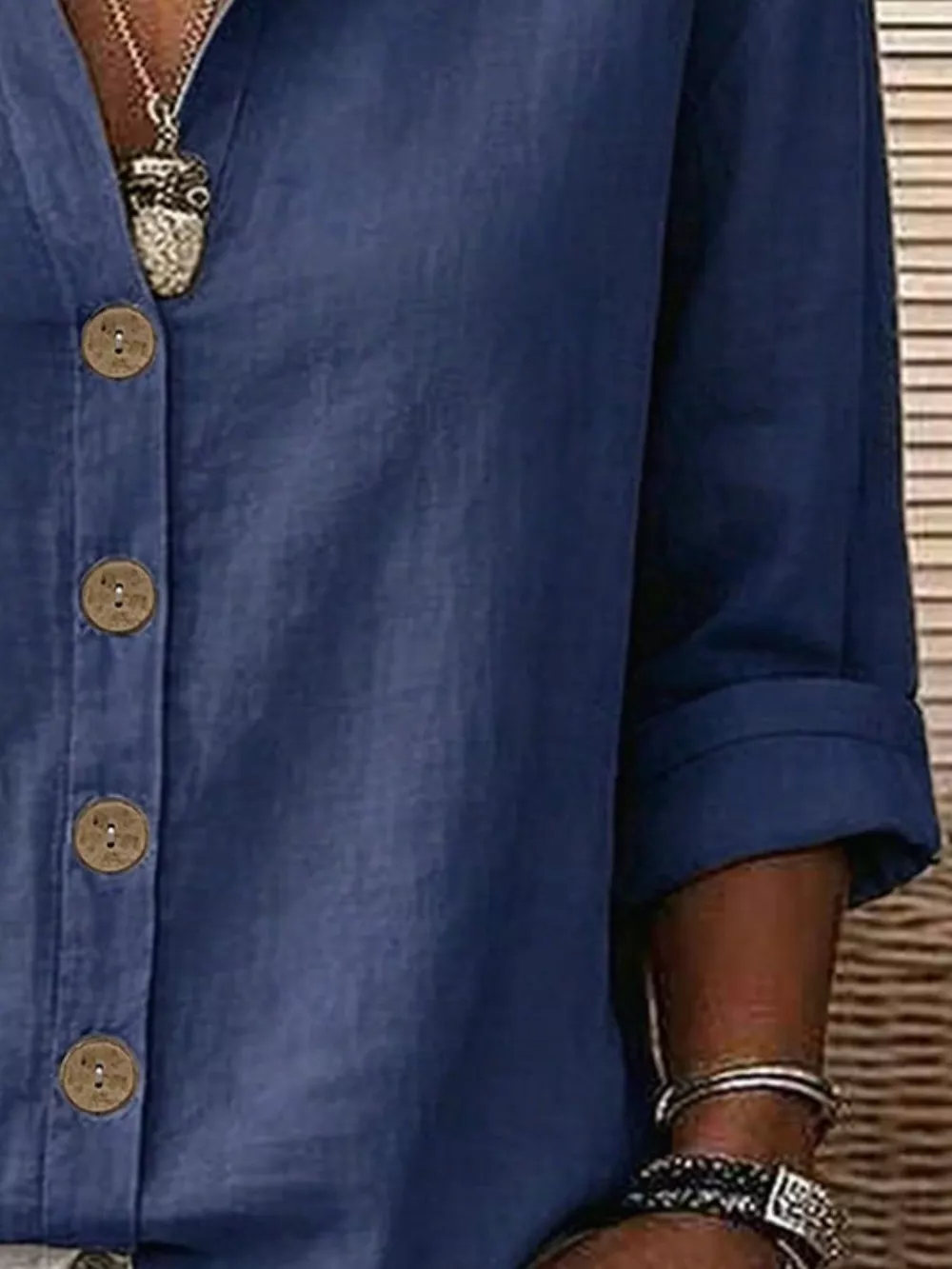 Button Up Long Sleeve Shirt, image 12