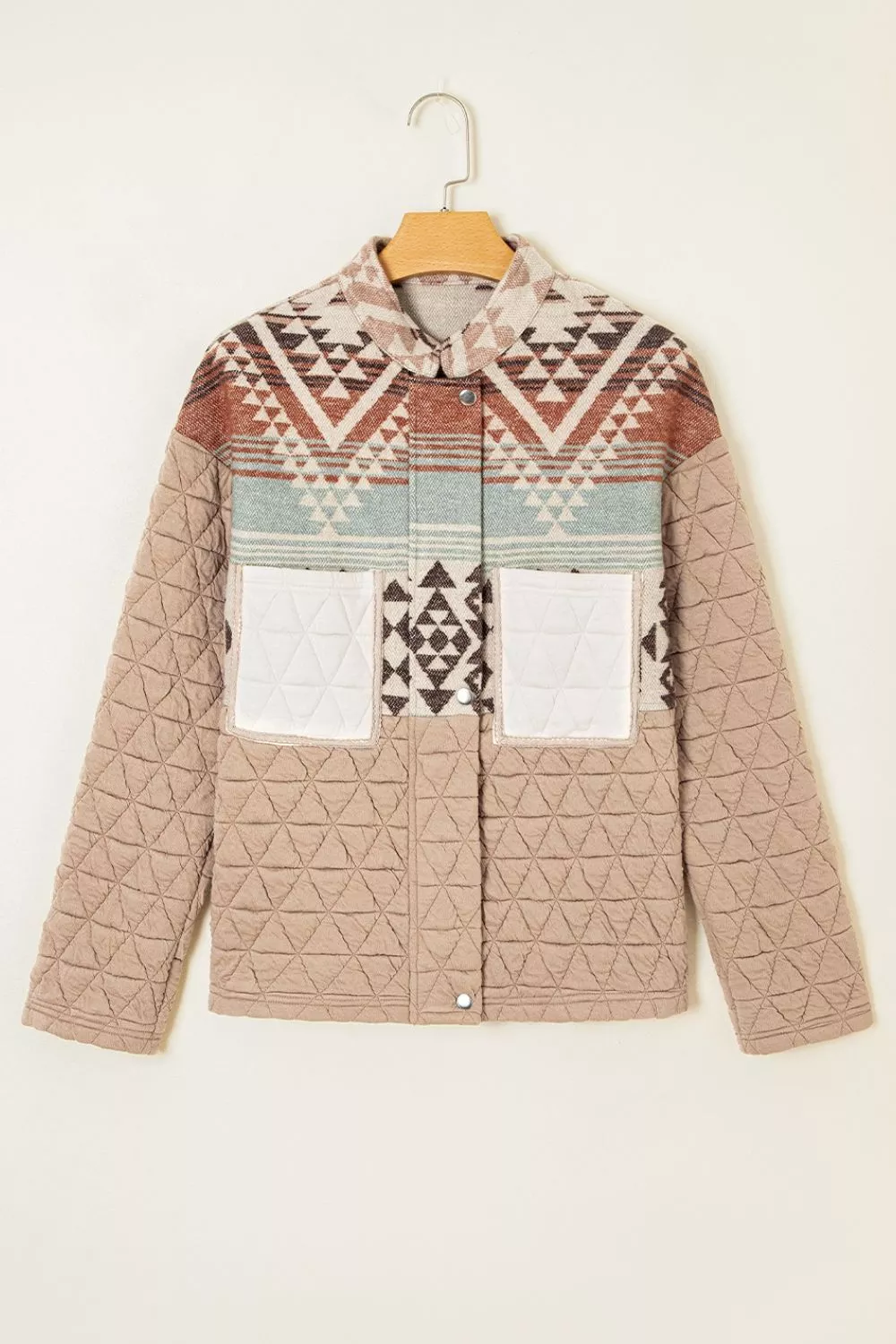 Aztec Quilted Patchwork Western Jacket, image 9