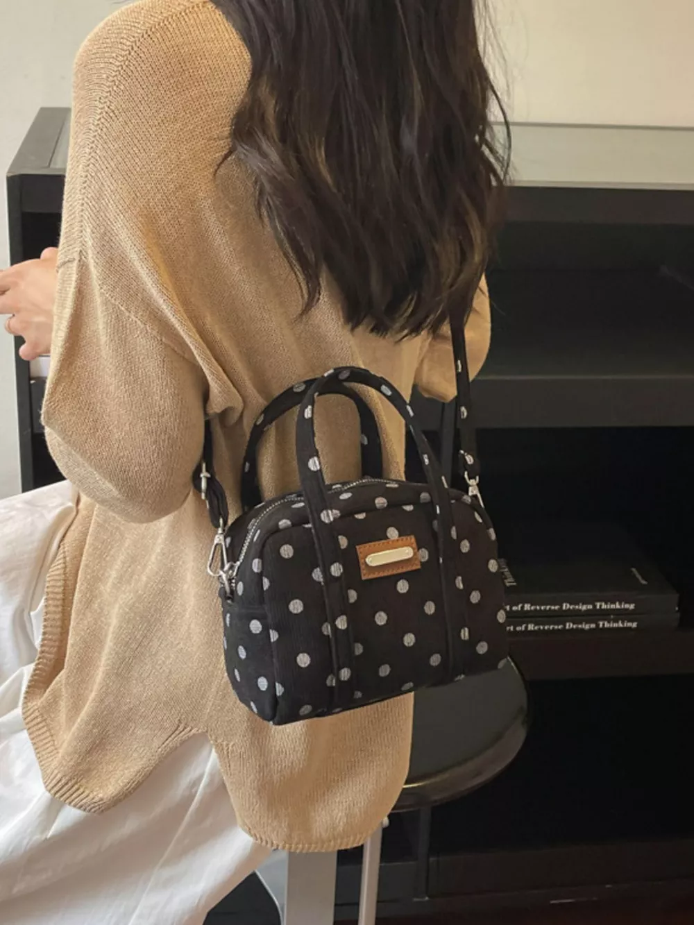 Polka Dot Crossbody Bag, image 2