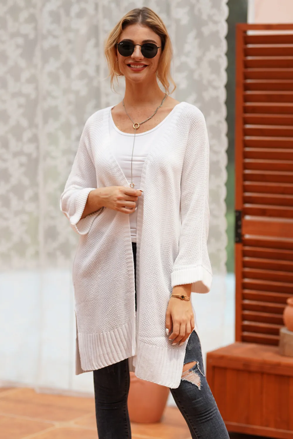 Open Front Long Sleeve Cardigan, image 18
