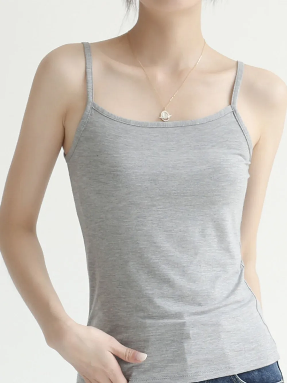 Solid Color Scoop Neck Cami, image 11