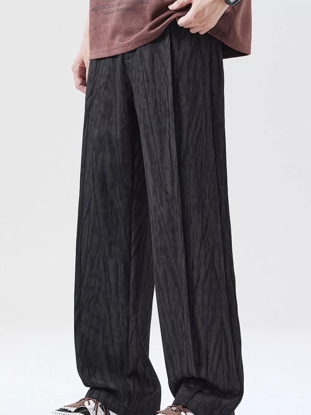 Men's Full Size Wide Leg Casual Pants Plus Size, image 7