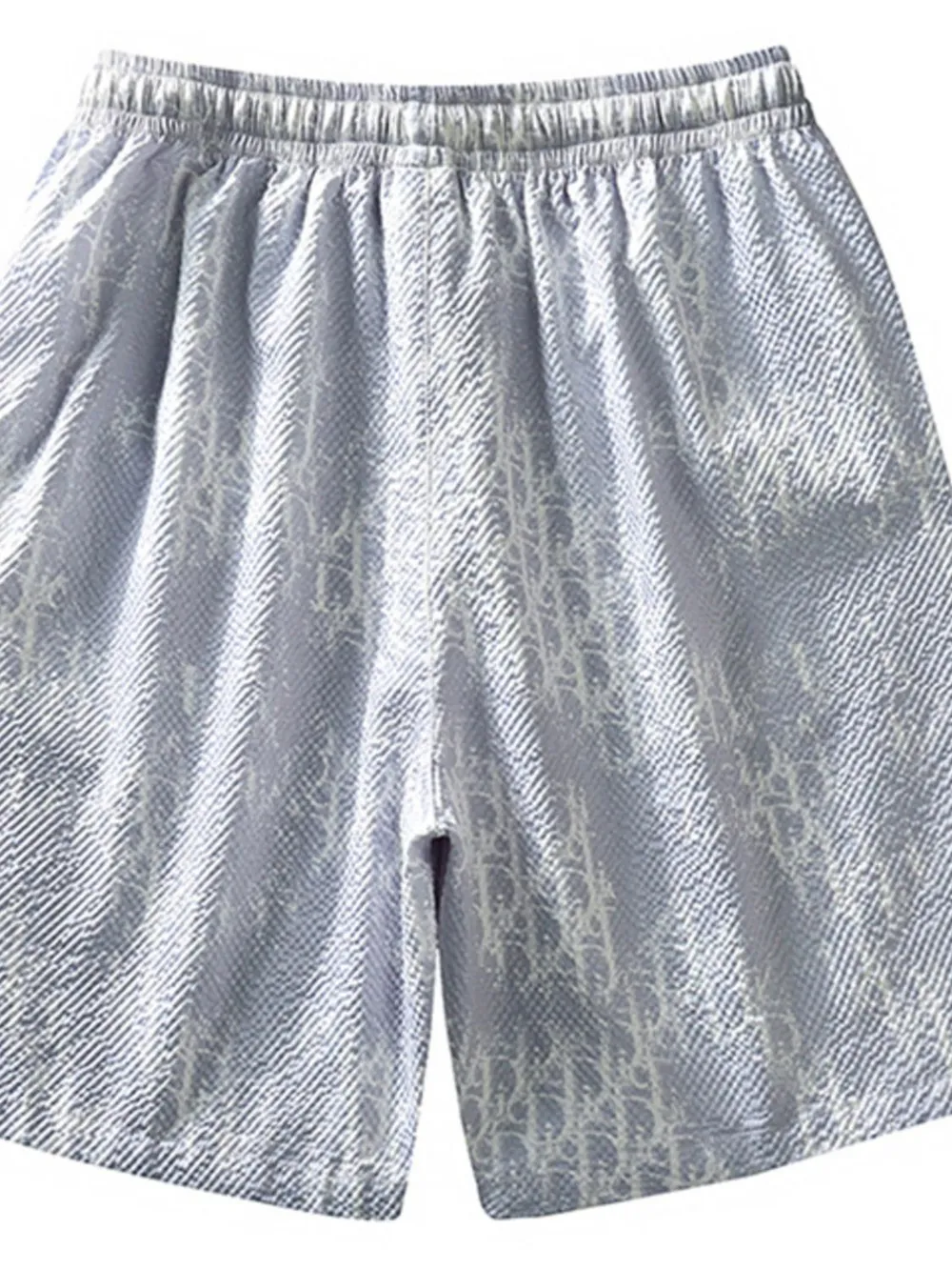 Men's Plus Size Abstract Print Drawstring Shorts, image 4
