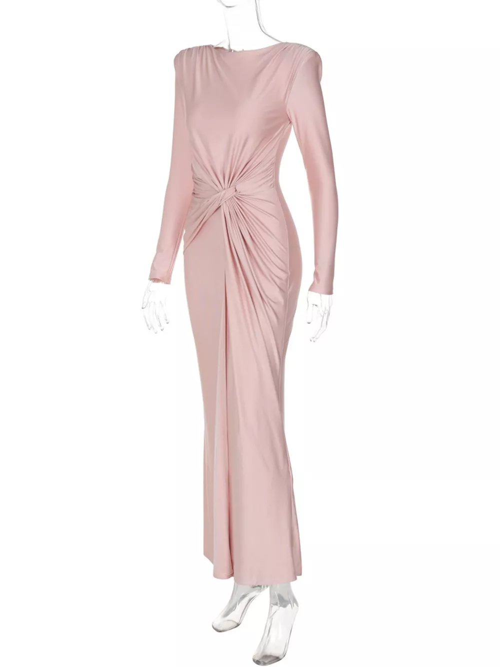 Twisted Long Sleeve Maxi Dress, image 7