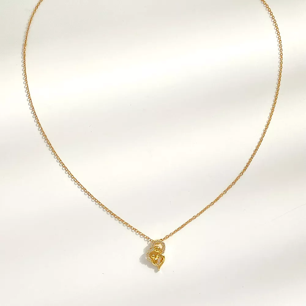 18K Gold-Plated Pendant Necklace, image 5
