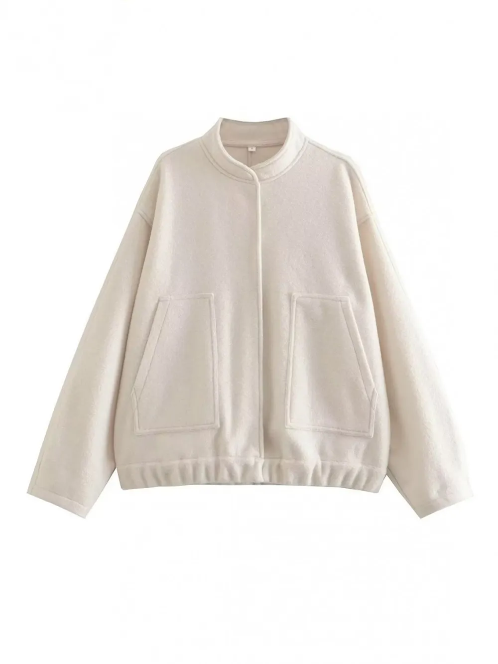 Full Size Snap Down Drop Shoulder Jacket, image 5